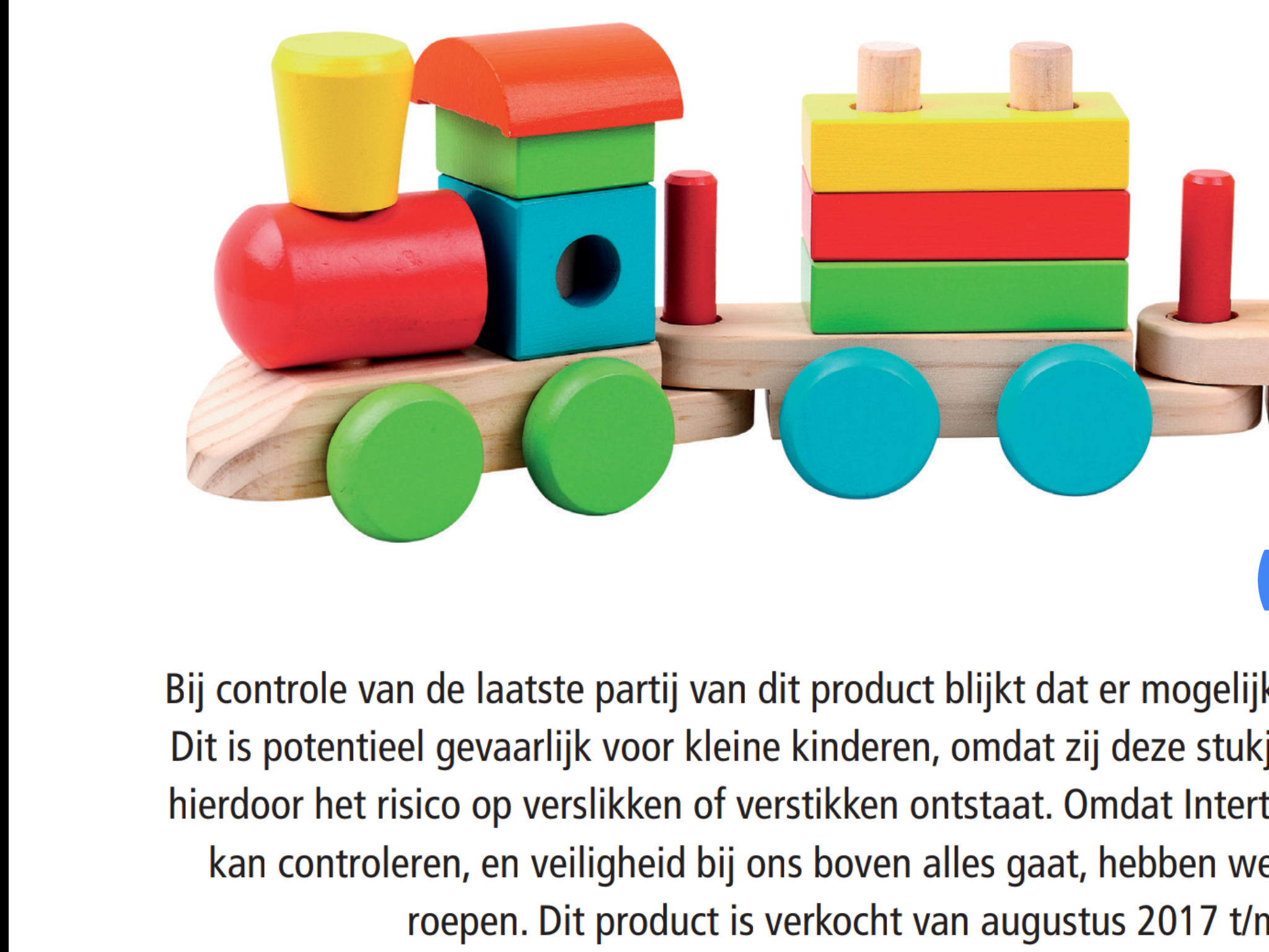Artistiek baden Afkeer Terughaalactie houten trein Intertoys, Bart Smit en Marskramer