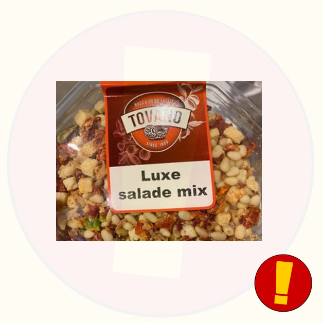 Terugroepactie Tovano Luxe Salade Mix Nettorama